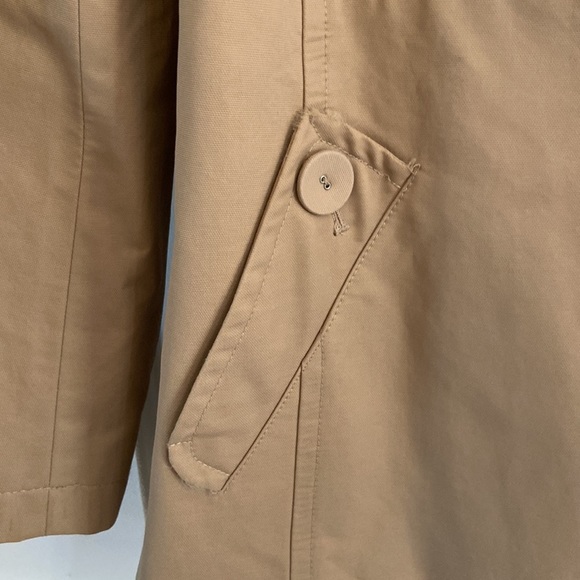 Ann Taylor Loft Women’s Trench Rain Coat Beige Size M Water resistant. Fall Coat - Picture 4 of 17